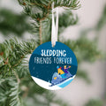 Snowmobiling Together Christmas Ornament